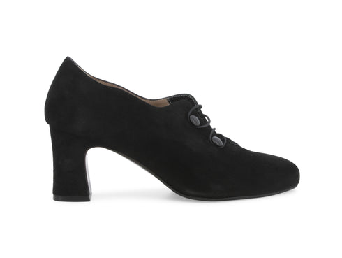 Melluso Scarpe Eleganti Accollate Senza Stringhe Tomaia Camoscio Nero X5216W-244683